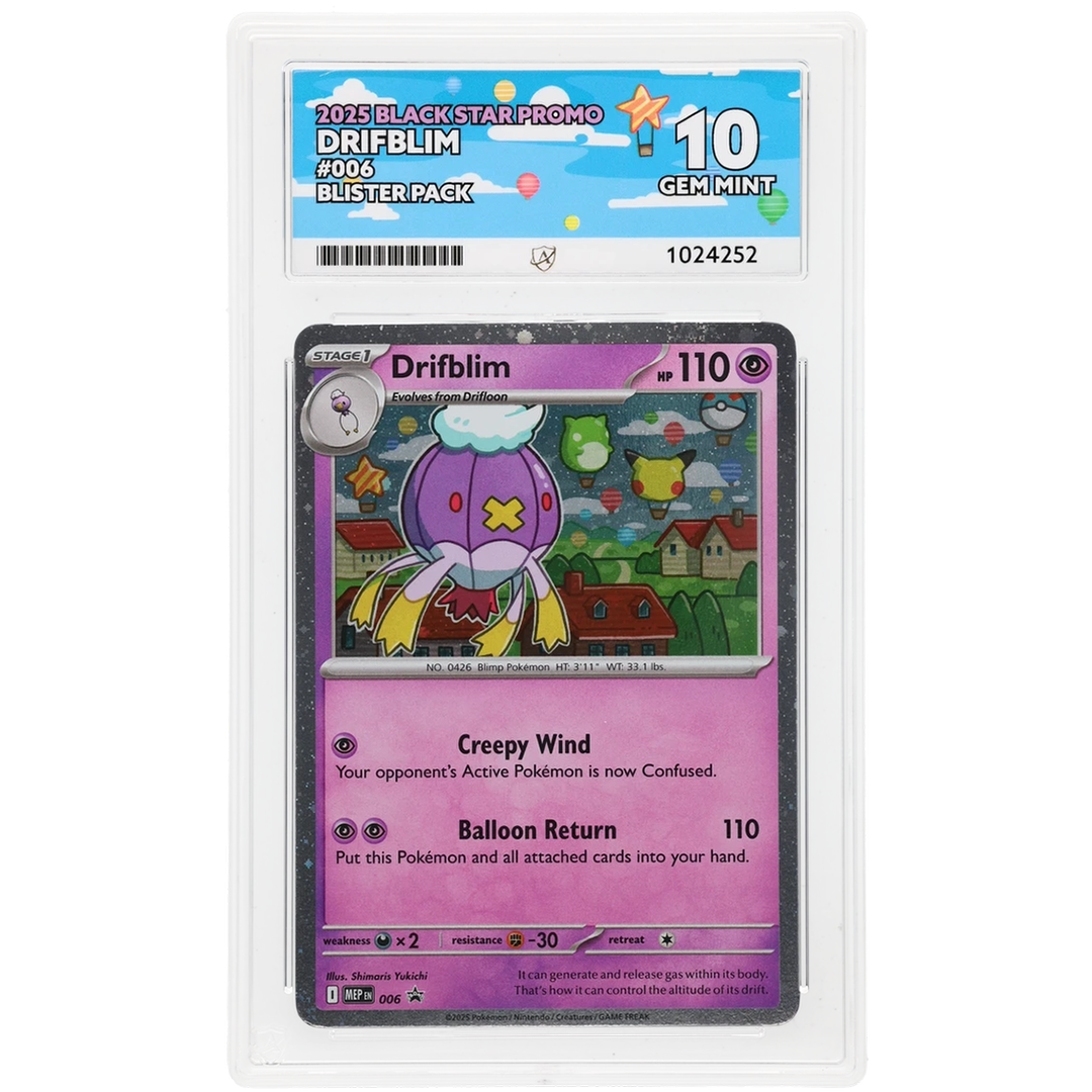 Drifblim 006 - Blister Pack Mega Evolution Promo - ACE 10