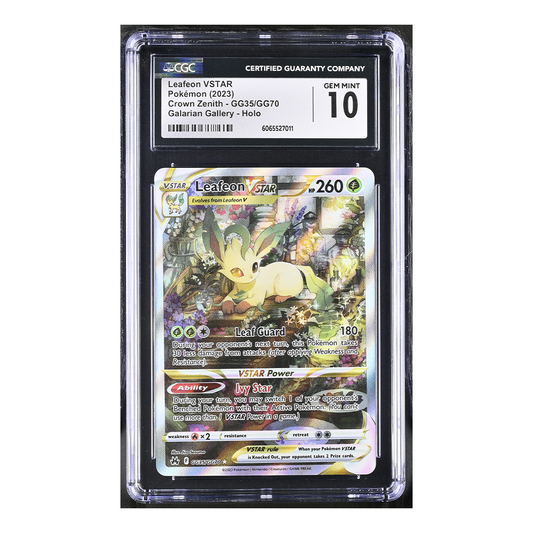 Leafeon VSTAR GG35/GG70 - Crown Zenith: Galarian Gallery Ultra Rare - CGC 10