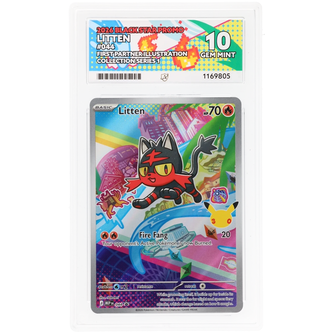 Litten 044 - First Partner Illustration Collection Series 1 - ACE 10