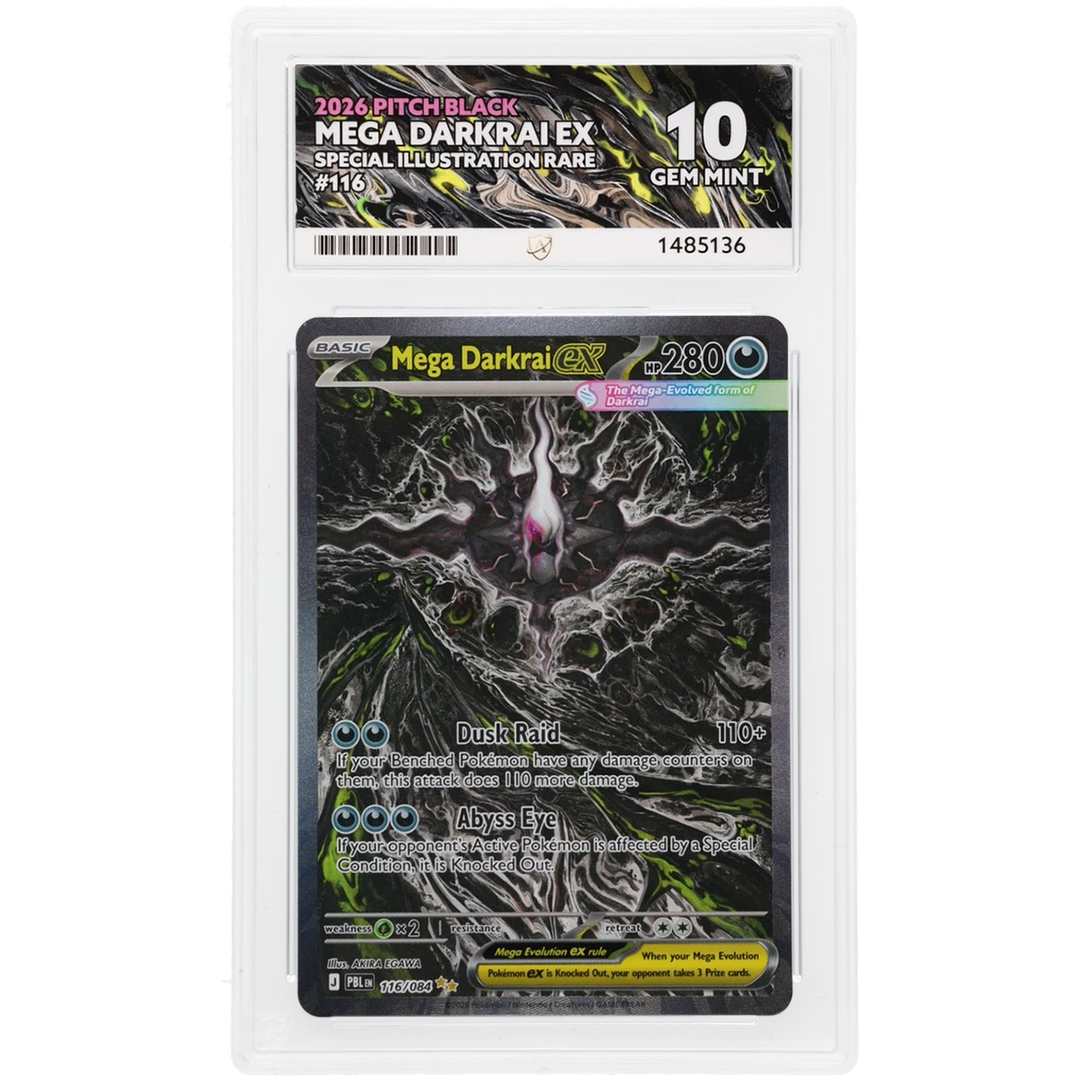 Mega Darkrai ex 116/084 - Pitch Black Special Illustration Rare - ACE 10