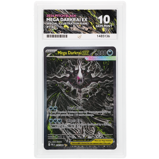 Mega Darkrai ex 116/084 - Pitch Black Special Illustration Rare - ACE 10
