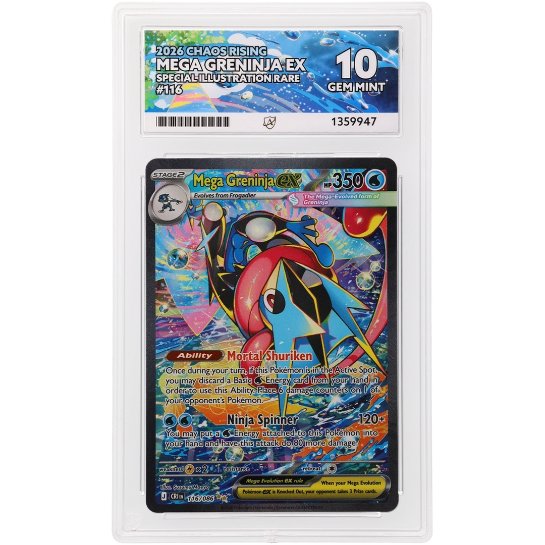 Mega Greninja ex 116/086 - Chaos Rising Special Illustration Rare - ACE 10