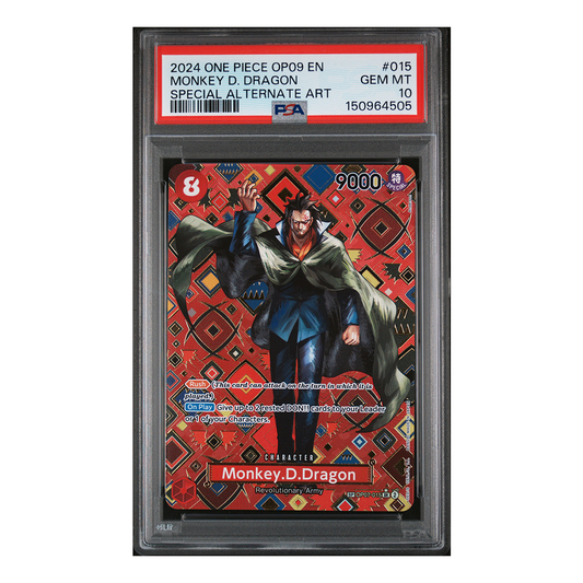 Monkey.D.Dragon OP07-015 - Emperors in the New World Special Rare - PSA 10