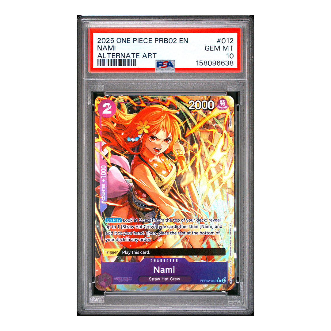 Nami PRB02-012 - Premium Booster The Best Vol. 2 Alternate Art - PSA 10