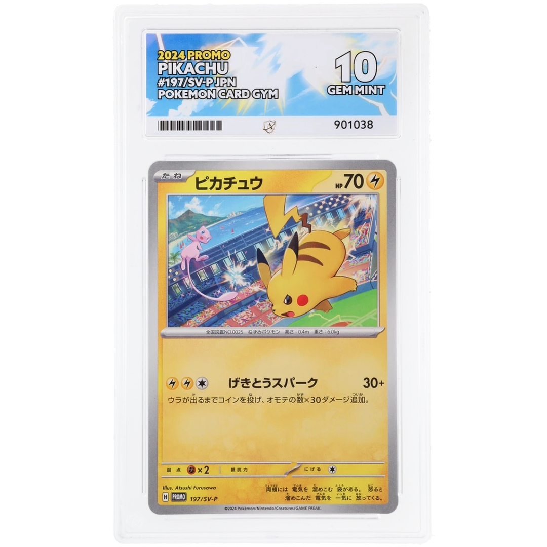 Pikachu 197/SV-P - Gym Event Campaign Promo - ACE 10