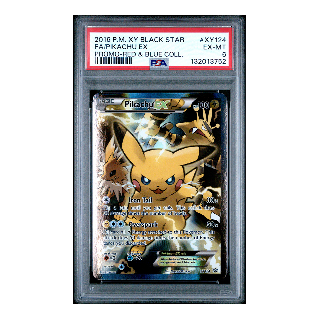 Pikachu EX XY124 - XY Promo - PSA 6