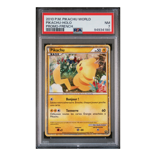 Pikachu PW7 - Pikachu World Collection Promo (FR) - PSA 7