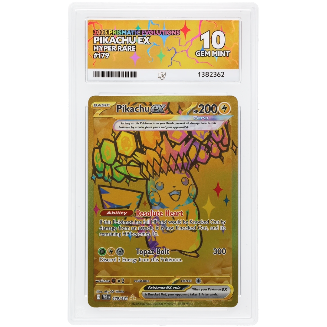 Pikachu ex 179/131 - Prismatic Evolutions Hyper Rare - ACE 10