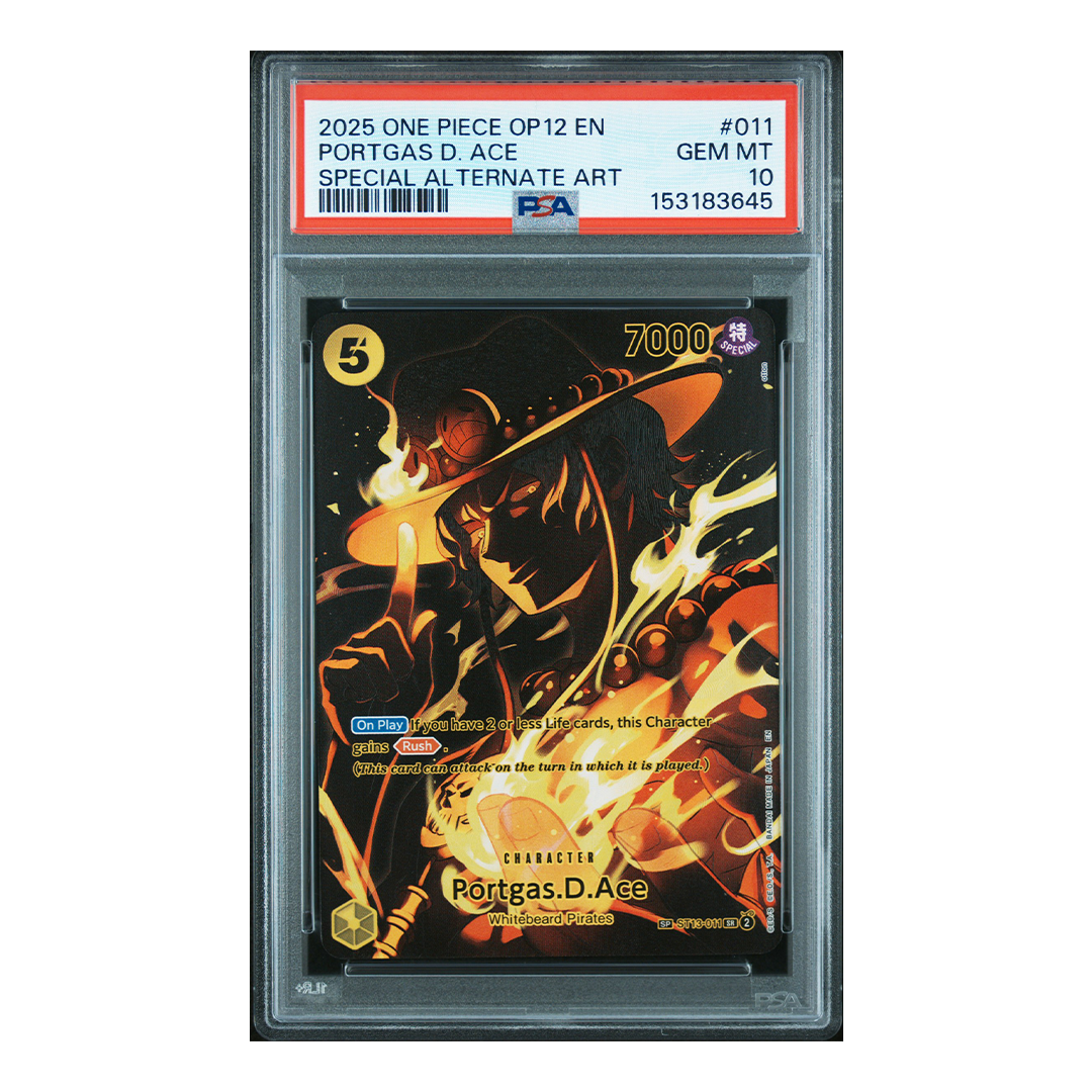 Portgas D. Ace ST13-011 - Legacy Of The Master Special Art - PSA 10