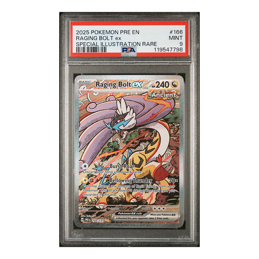Raging Bolt ex 166/131 - Prismatic Evolutions Special Illustration Rare - PSA 9