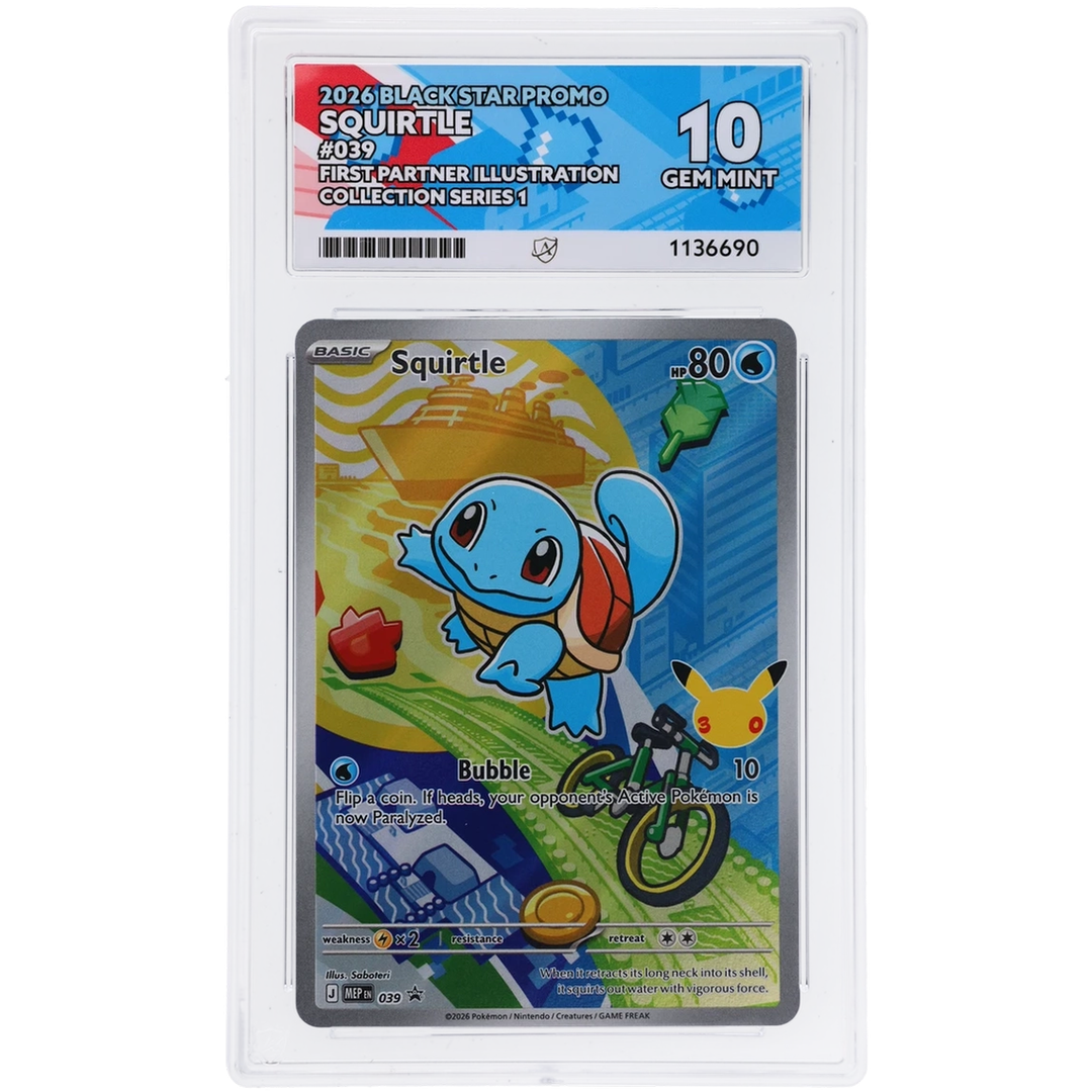 Squirtle 039 - First Partner Illustration Collection Series 1 - ACE 10
