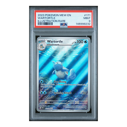 Wartortle 171/165 - SV: 151 Illustration Rare - PSA 9