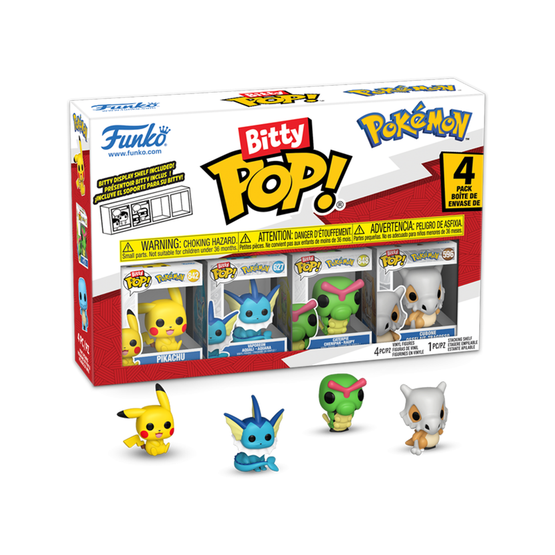 Funko - Bitty POP! Vinyl - Pokemon - 4 Pack (Series 1)