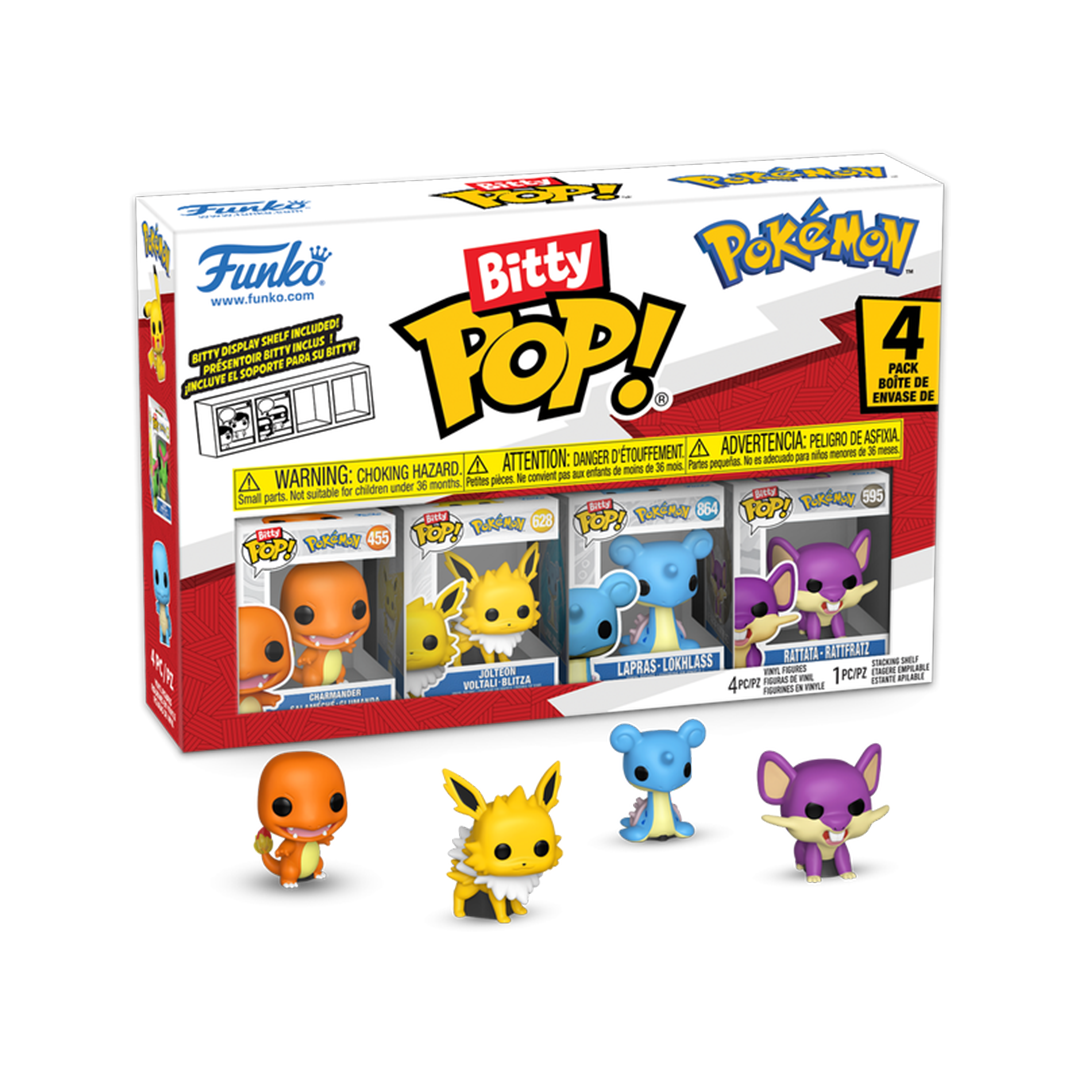 Funko - Bitty POP! Vinyl - Pokemon - 4 Pack (Series 2)