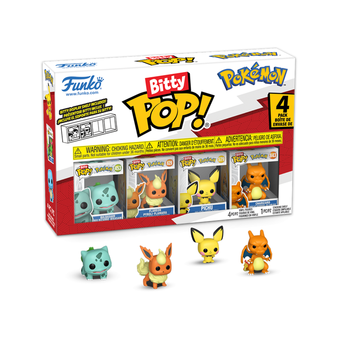 Funko - Bitty POP! Vinyl - Pokemon - 4 Pack (Series 3)