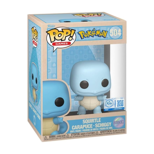 Funko Pop! Vinyl - Pokémon - Squirtle - #504 - Soft Colour (9cm)