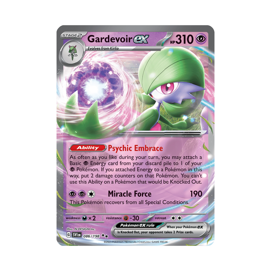 Gardevoir ex - Scarlet & Violet - Base Set - Double Rare - 086/198
