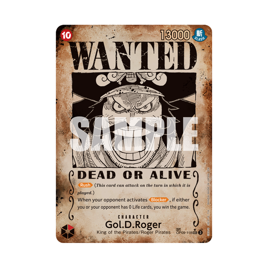 Gol.D.Roger (Wanted Poster) - Carrying On His Will - SEC - OP09-118