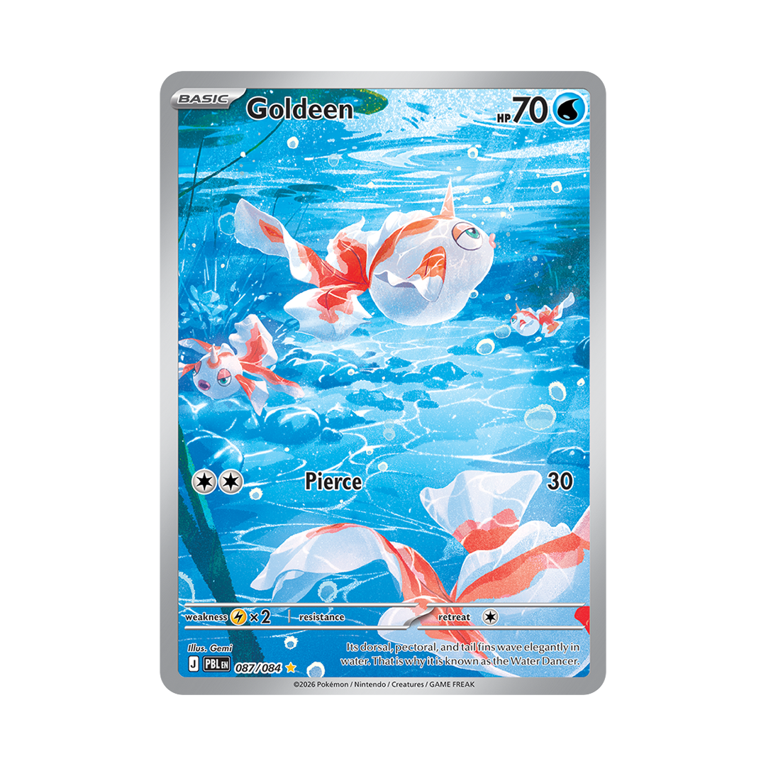 Goldeen - Pitch Black - Illustration Rare - 087/084