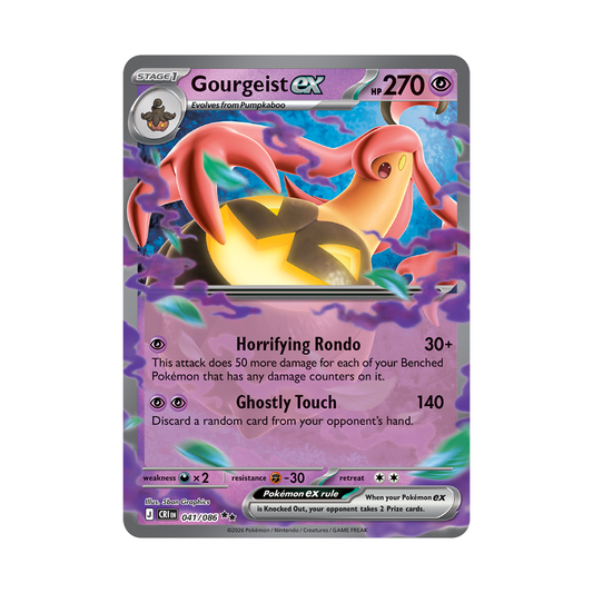 Gourgeist ex - Chaos Rising - Double Rare - 041/086