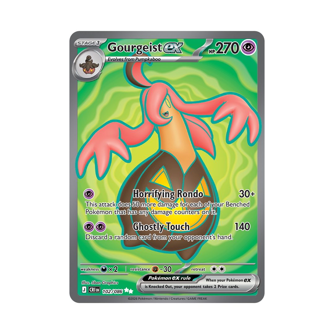 Gourgeist ex - Chaos Rising - Ultra Rare - 102/086