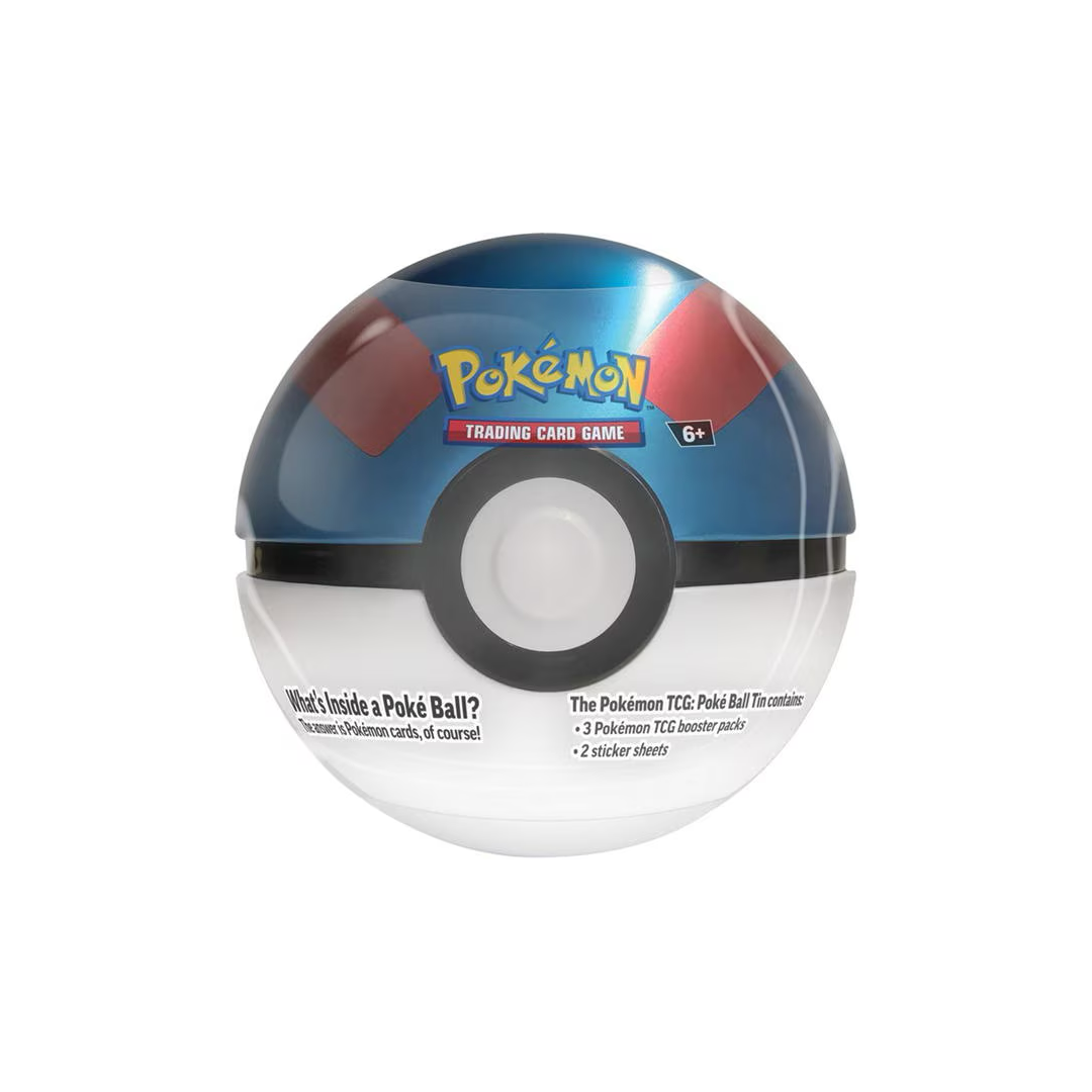 Pokemon TCG - Poke Ball Tin Display Case (2024)