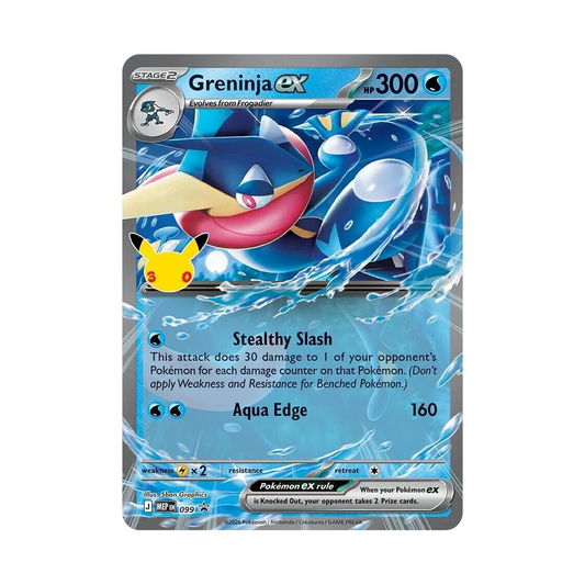 Greninja ex - 30th Celebration - Mega Evolution Promo - 099