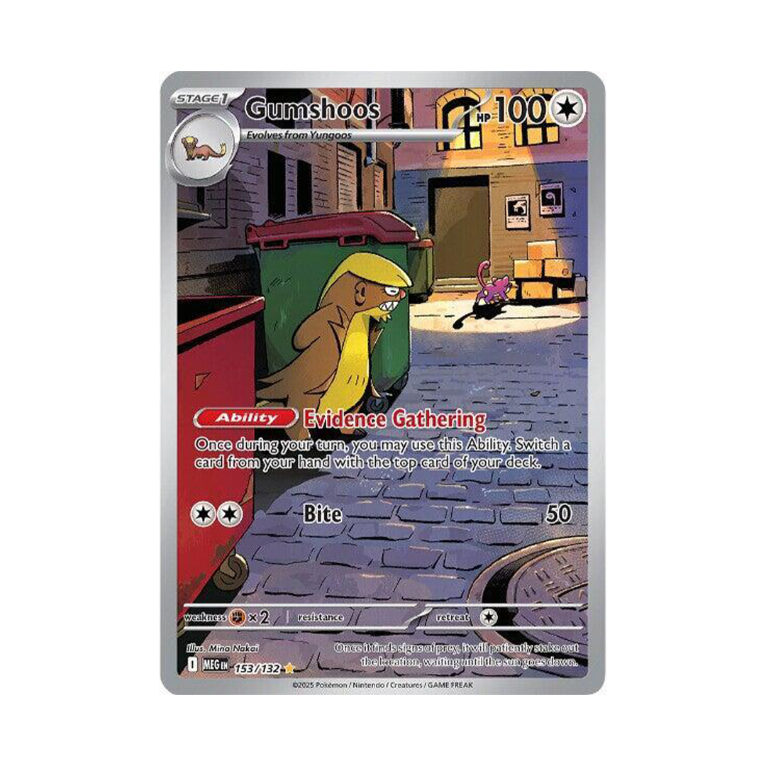 Gumshoos - Mega Evolution - Illustration Rare - 153/132