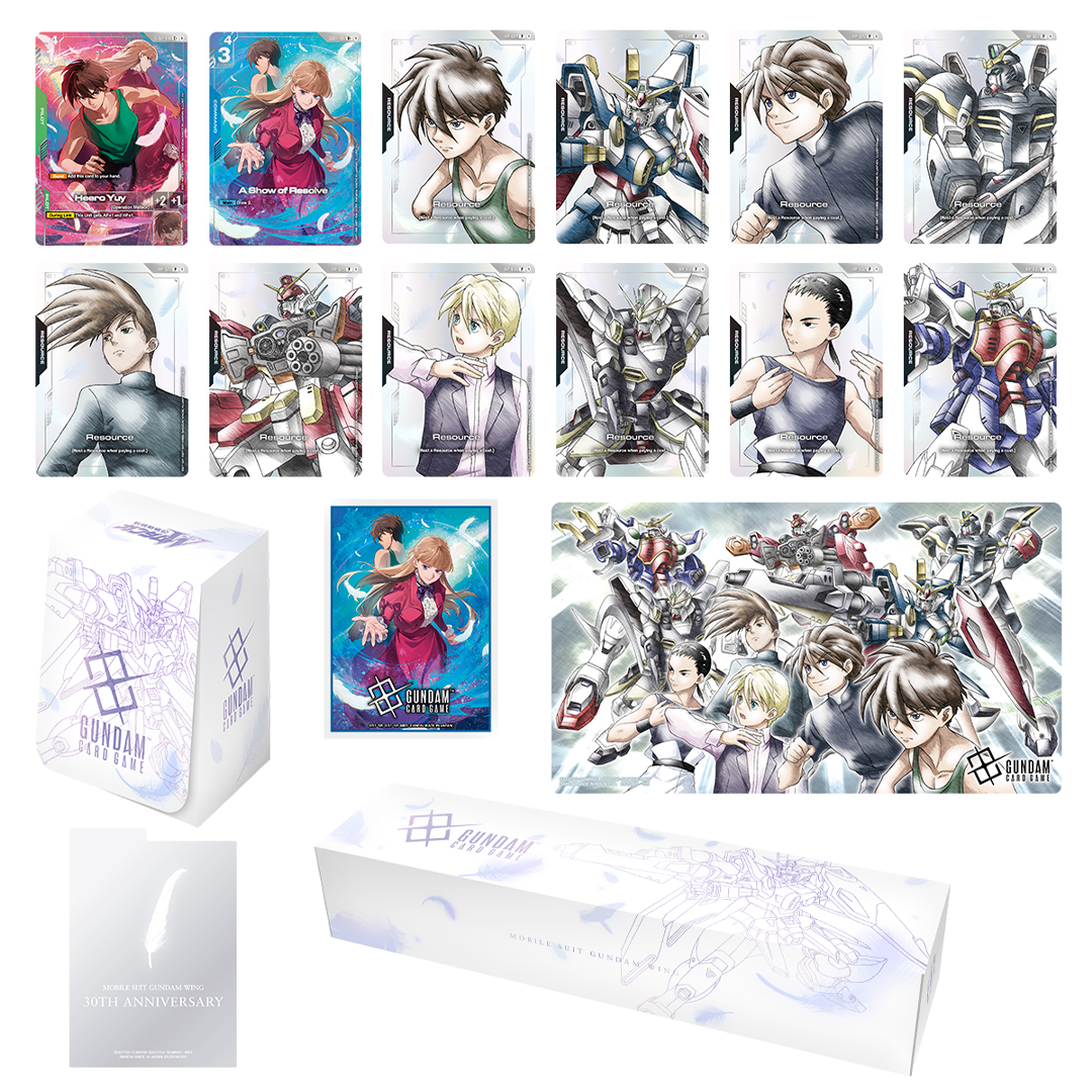 Gundam Card Game - Premium Accessory Set - Mobile Suit Gundam Wing (PB01)