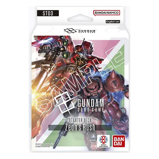 Gundam Card Game - Starter Deck - Zeon’s Rush (ST03)