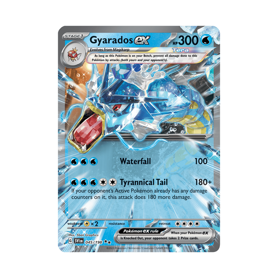 Gyarados ex - Scarlet & Violet - Base Set - Double Rare - 045/198