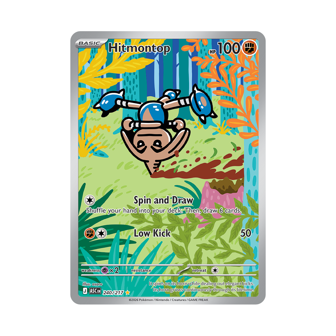 Hitmontop - Ascended Heroes - Illustration Rare - 240/217