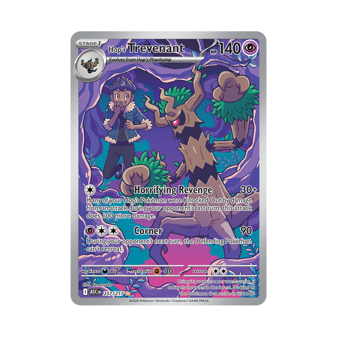 Hop's Trevenant - Ascended Heroes - Illustration Rare - 237/217
