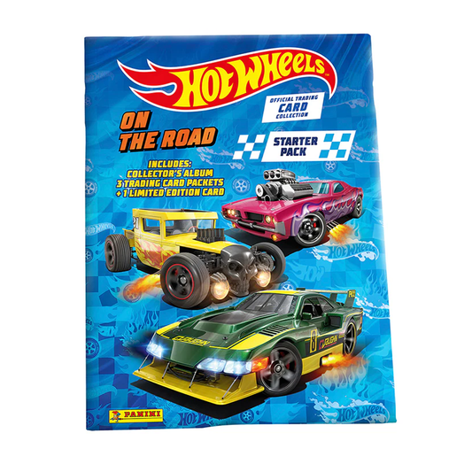 Hot Wheels On The Road - Trading Card Collection - Starter Pack