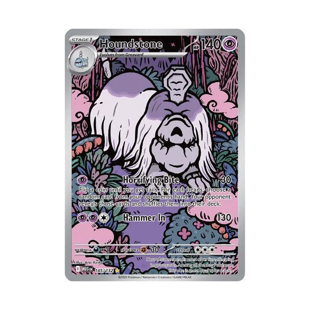 Houndstone - Mega Evolution - Illustration Rare - 145/132