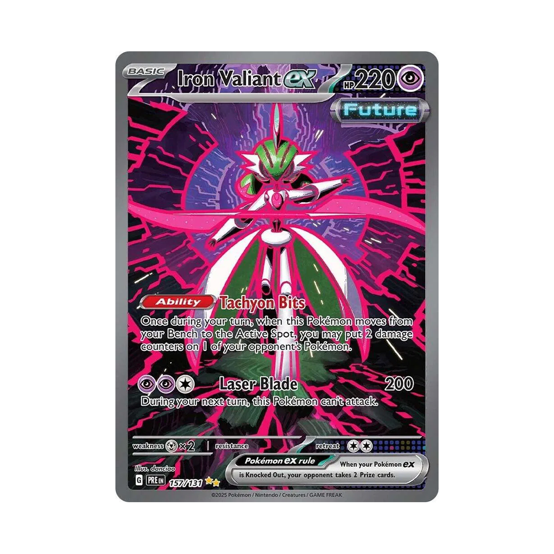 Iron Valiant ex 157/131 - Prismatic Evolutions Special Illustration Rare