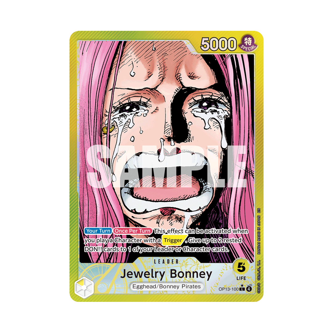 Jewelry Bonney (Alternate Art) - Carrying On His Will - L - OP13-100