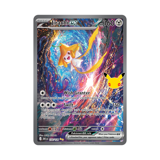 Jirachi ex - 30th Celebration - Special Illustration Rare - 155/128