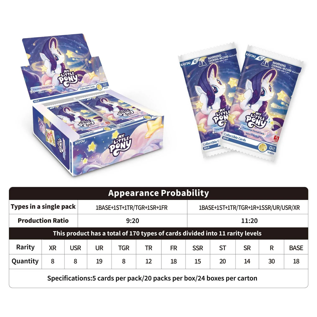 Kayou - My Little Pony - Friendship Eternal Cards Series 02 (Rainbow Edition) - Booster Pack