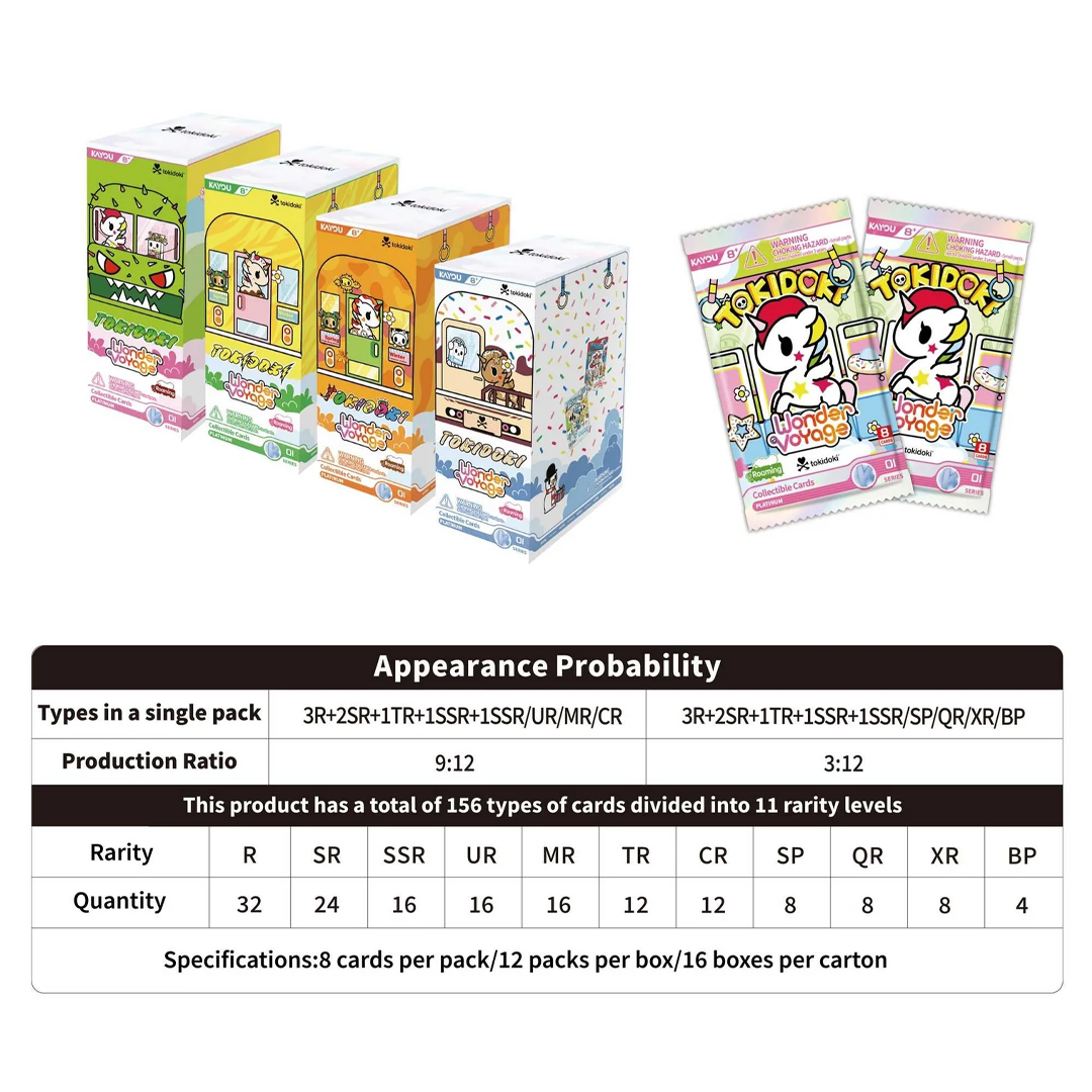 Kayou - Tokidoki - Wonder Voyage Collectible Cards Series 01 (Roaming Edition) - Booster Box