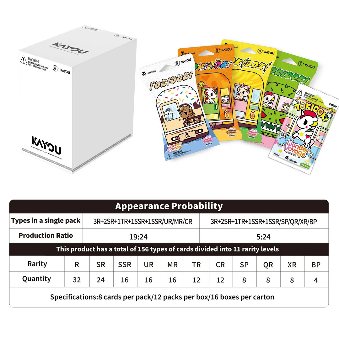 Kayou - Tokidoki - Wonder Voyage Collectible Cards Series 01 (Roaming Edition) - Sleeved Booster Pack