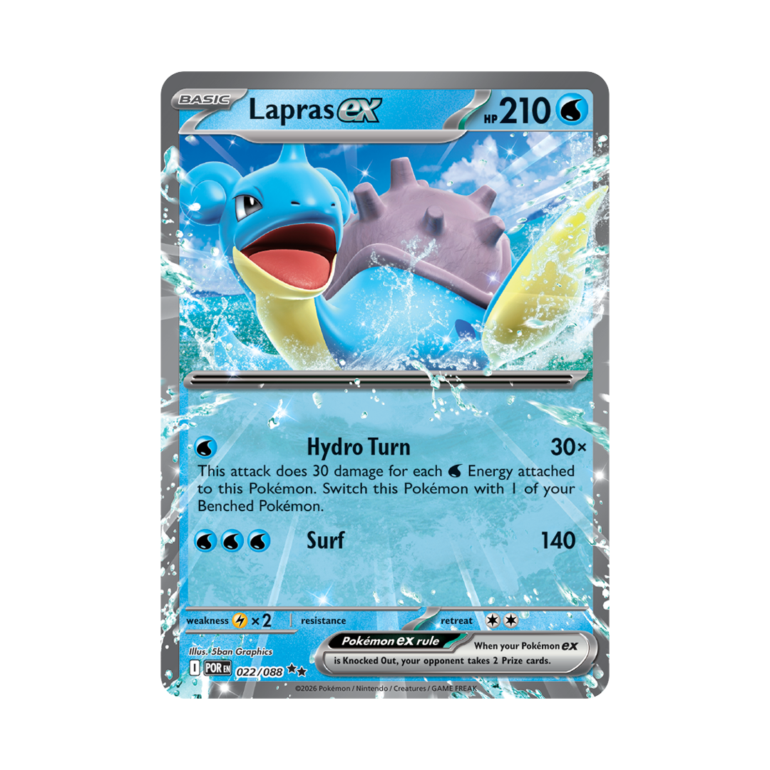Lapras ex - Perfect Order - Double Rare - 022/088