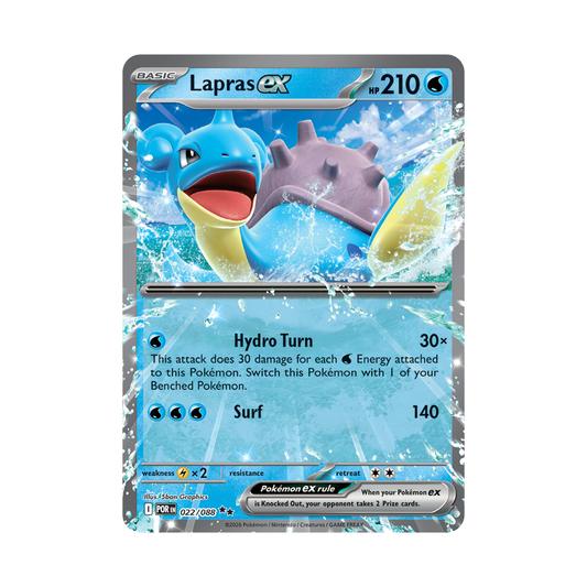 Lapras ex - Perfect Order - Double Rare - 022/088