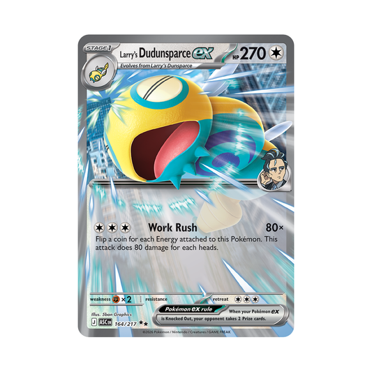 Larry's Dudunsparce ex - Ascended Heroes - Double Rare - 164/217