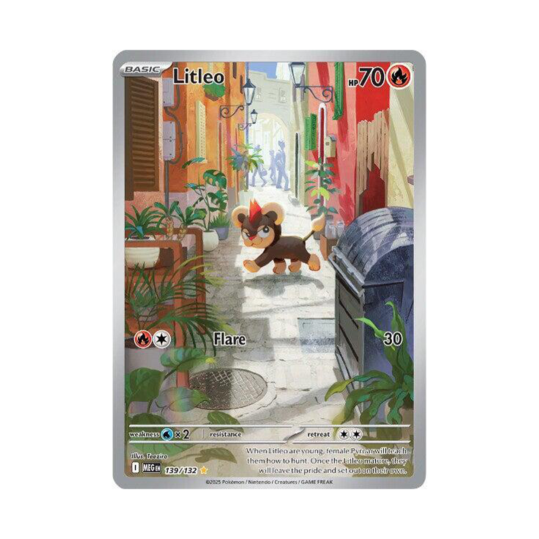 Litleo - Mega Evolution - Illustration Rare - 139/132