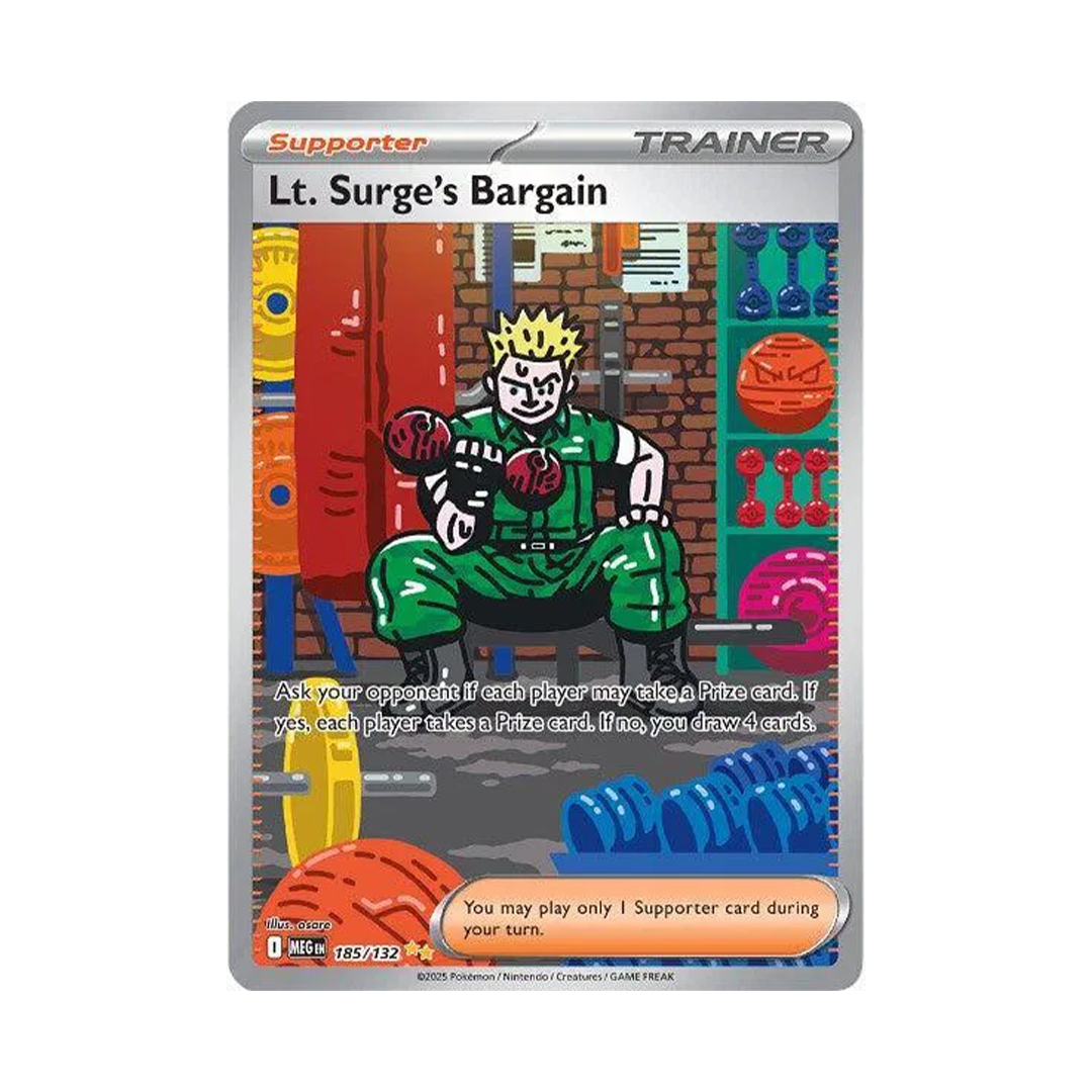 Lt. Surge's Bargain - Mega Evolution - Special Illustration Rare - 185/132