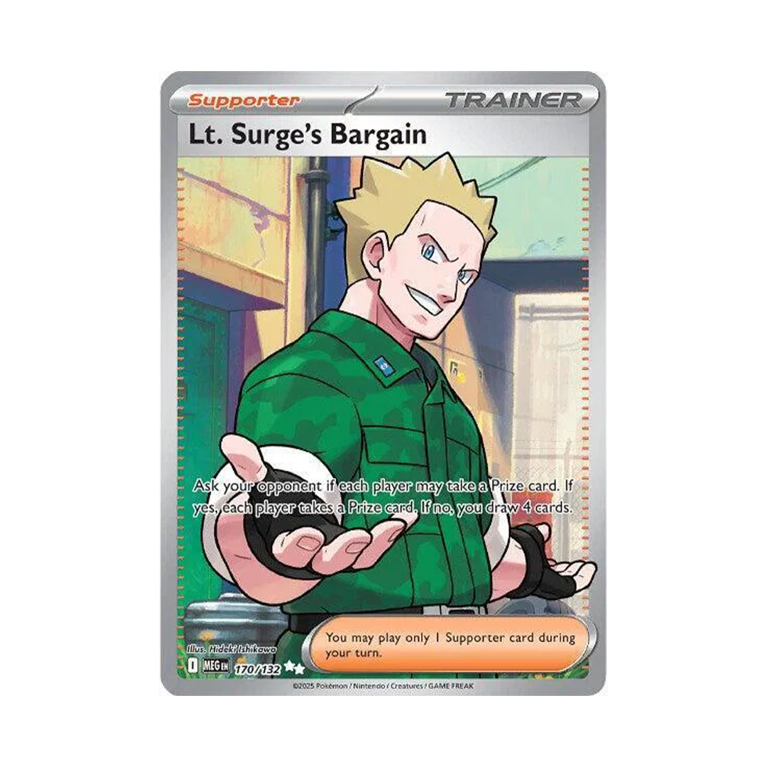 Lt. Surge's Bargain - Mega Evolution - Ultra Rare - 170/132