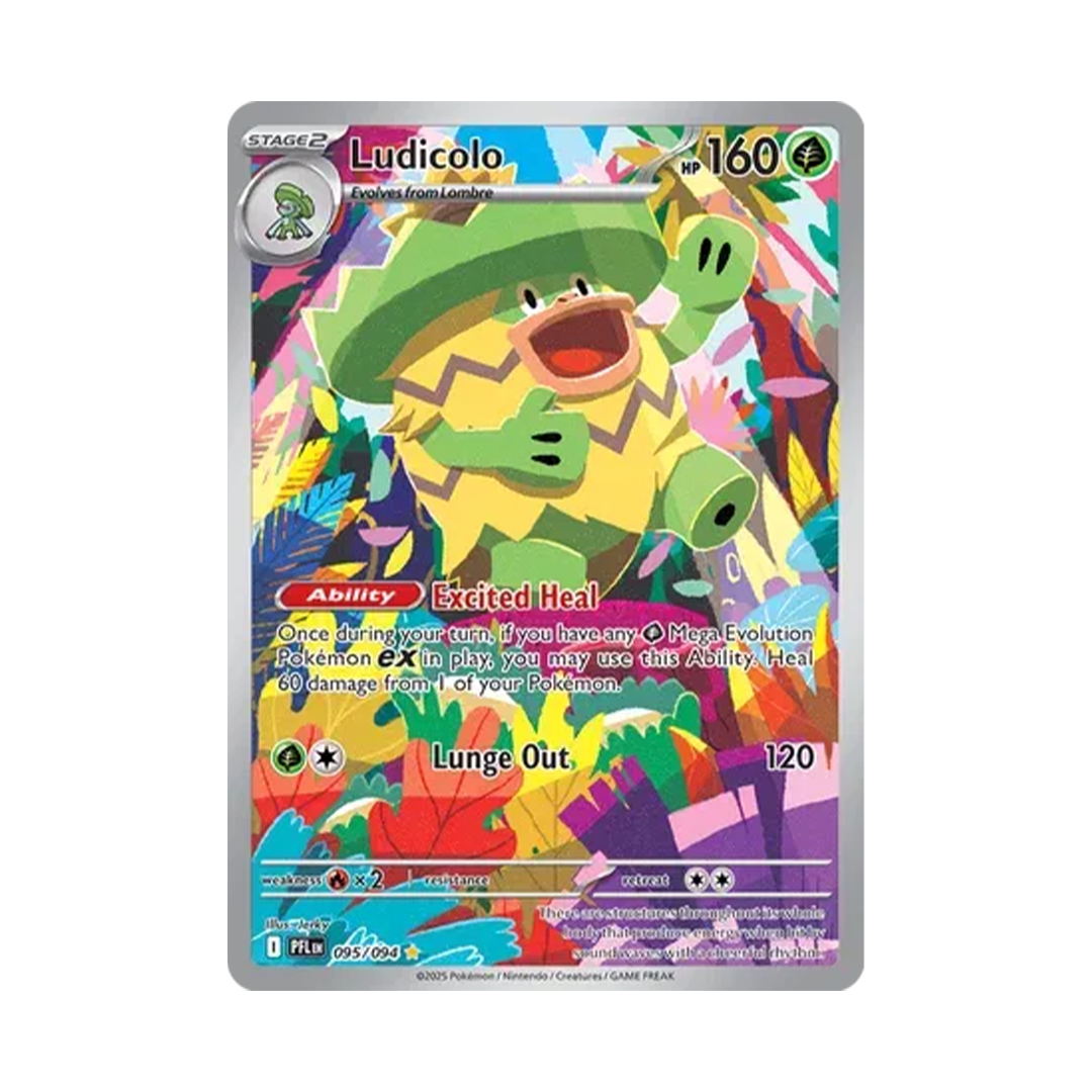 Ludicolo - Phantasmal Flames - Illustration Rare - 095/094
