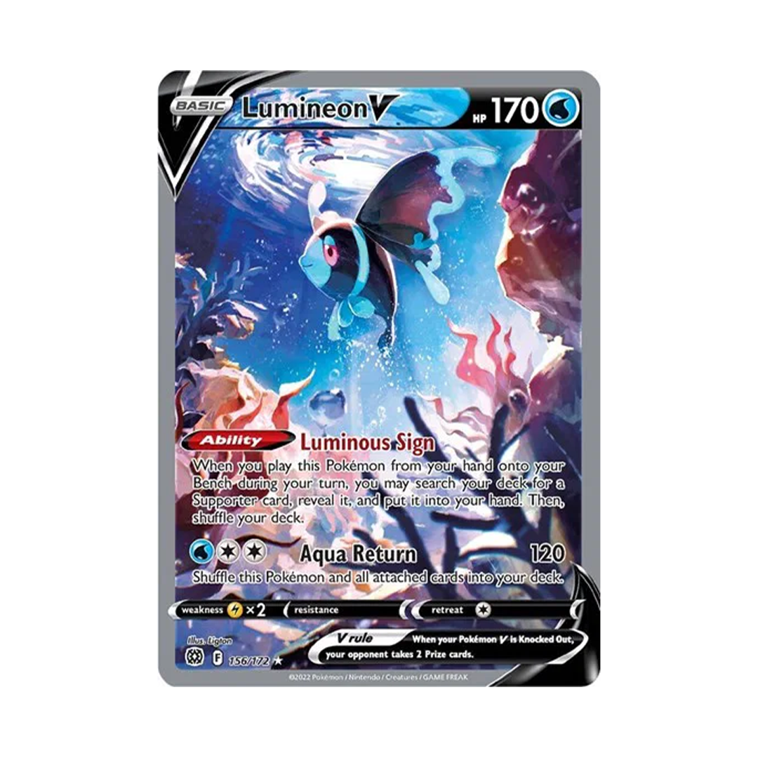 Lumineon V (Alternate Full Art) 156/172 - Brilliant Stars Ultra Rare
