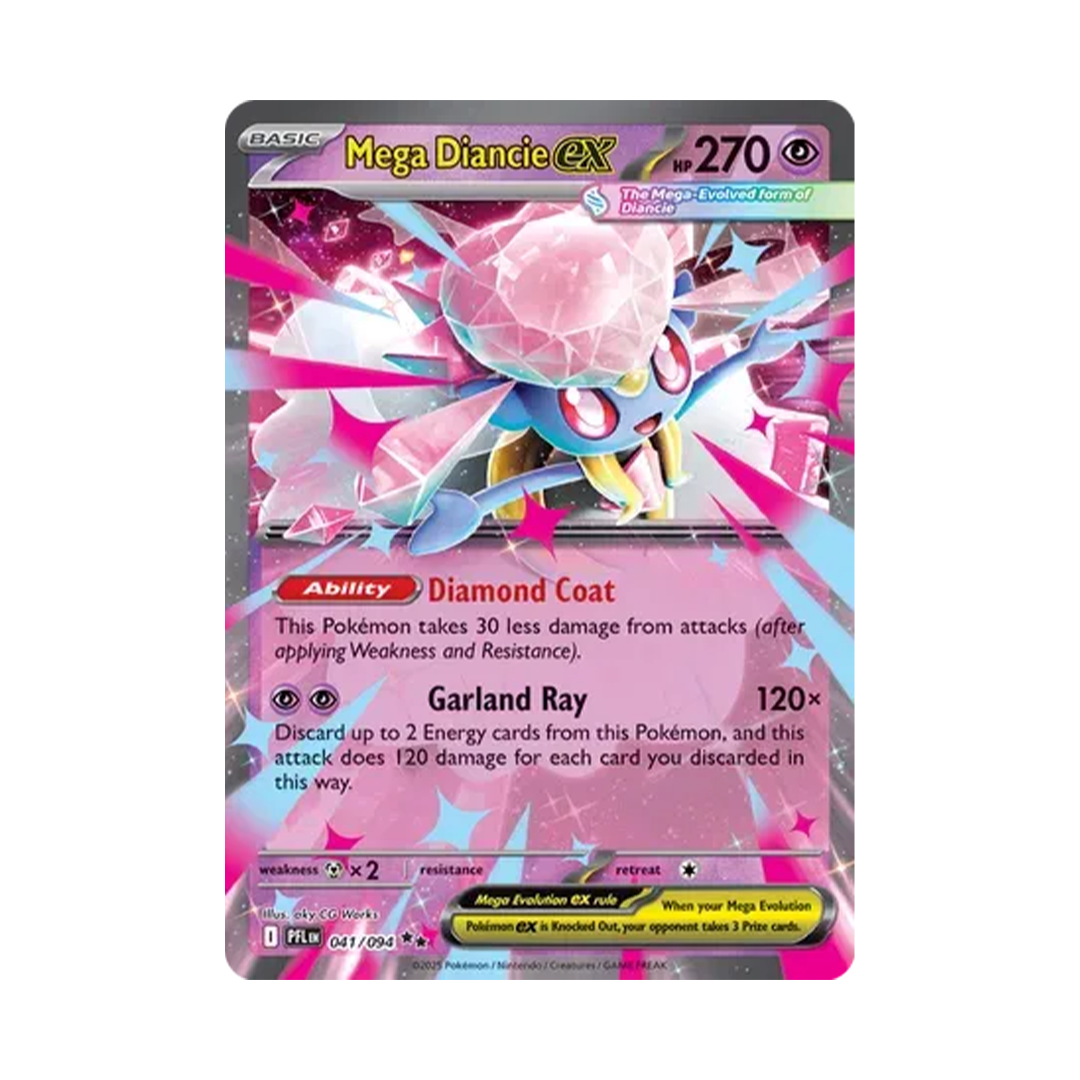 M Diancie ex - Phantasmal Flames - Double Rare - 041/094